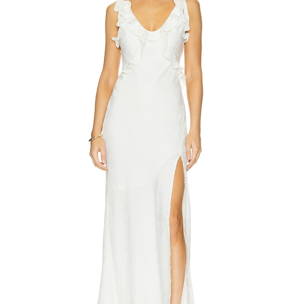 ASTR the label Sorbae Ruffle Maxi Dress